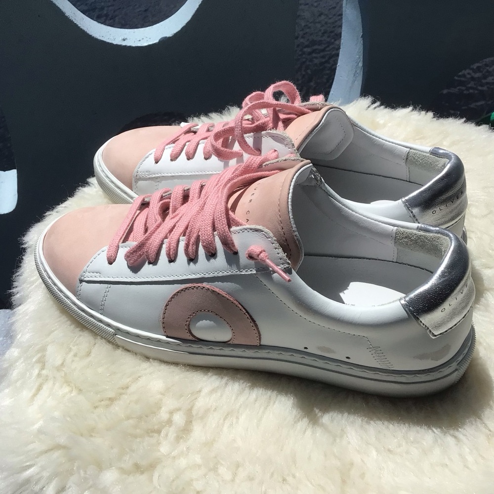 Oliver Cabell Low 1 Vienna Leather Sneakers Made in Italy - Picture 5 of 16